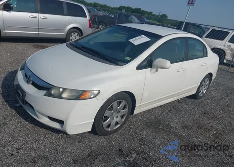 2010 Honda Civic Lx z USA, uszkodzony, nr VIN 2HGFA1F54AH528882